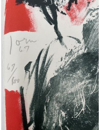 Lithographie sur papier velin de Asger Jorn