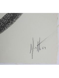 Encre de chine sur papier de Jean Miotte