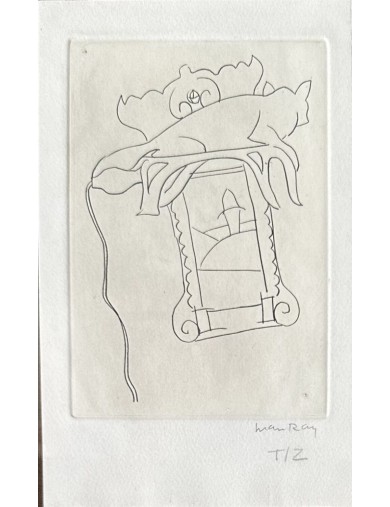 Eau forte de Man Ray