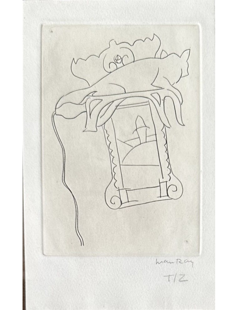 Eau forte de Man Ray