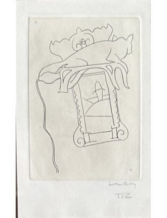 Eau forte de Man Ray