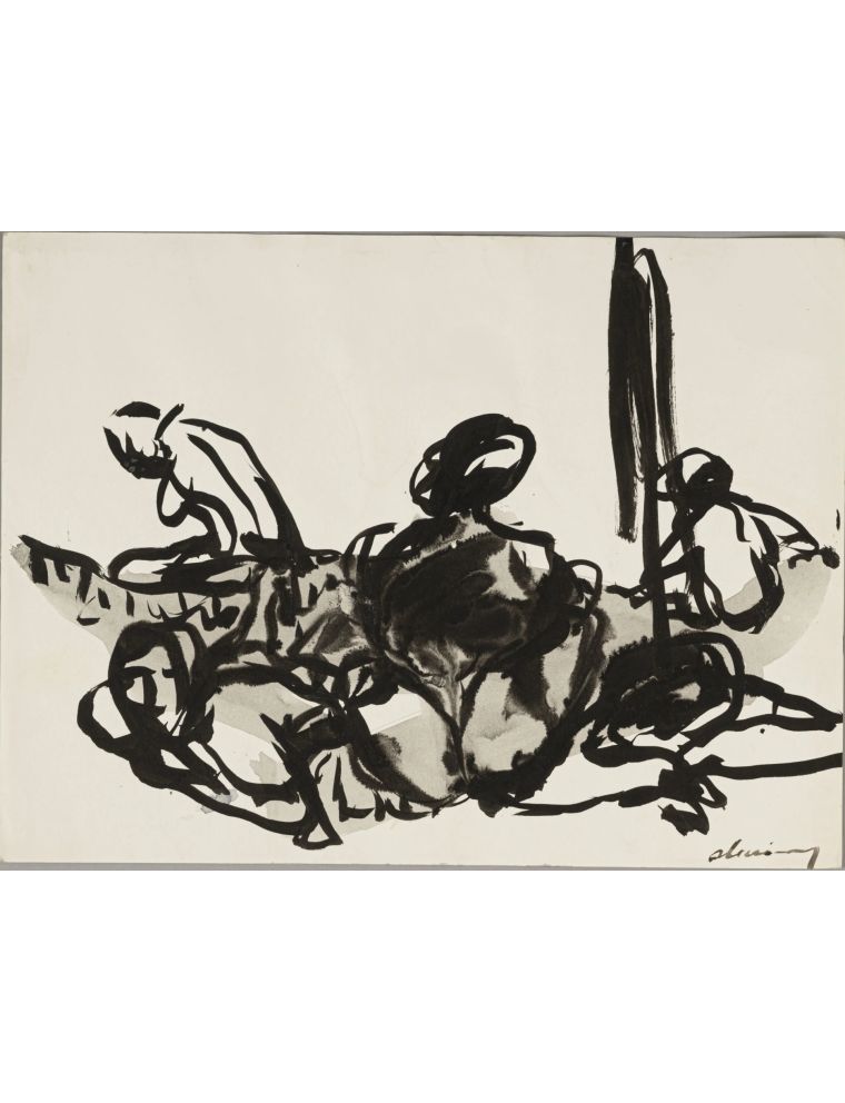 Encre sur papier de Robert-Alain Golay