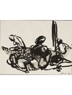 Encre sur papier de Robert-Alain Golay