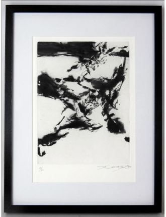 Eau forte sur velin de Zao Wou-Ki