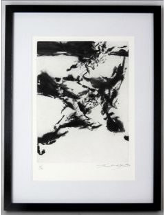 Eau forte sur velin de Zao Wou-Ki