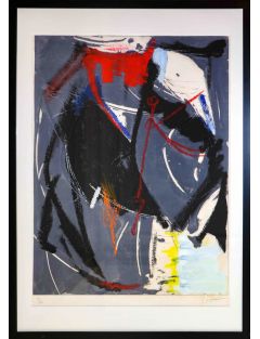 Gravure au carborundum de Jean Miotte