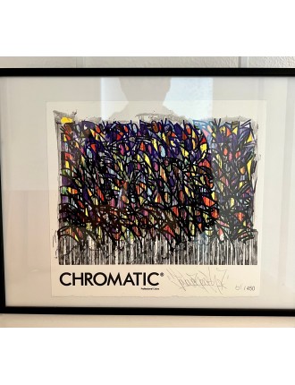 Serigraphie Chromatic, signe main de JonOne