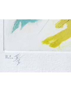 Gravure en couleur de Jean Miotte