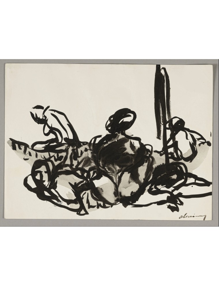 Encre sur papier de Robert-Alain Golay Encre sur papier de Robert-Alain Golay