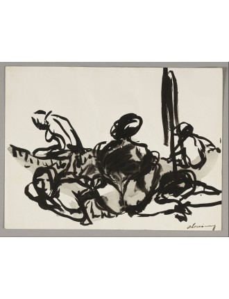Encre sur papier de Robert-Alain Golay