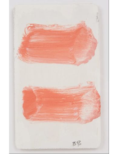 Technique mixte deux traits rouge de Bram Bogart