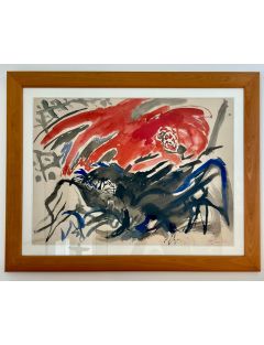 Aquarelle sur papier de Edouard Pignon