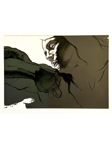 Serigraphie sur papier de Ernest Pignon-Ernest