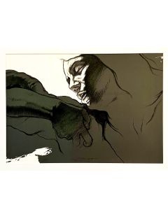 Serigraphie sur papier de Ernest Pignon-Ernest