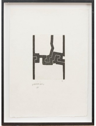 Eau-forte sur papier kozo de Eduardo Chillida