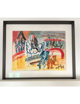 Le Cirque, gouache de Gen Paul
