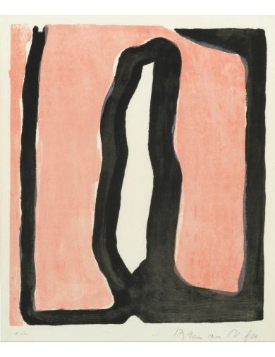 Lithographie sur papier de Bram Van Velde