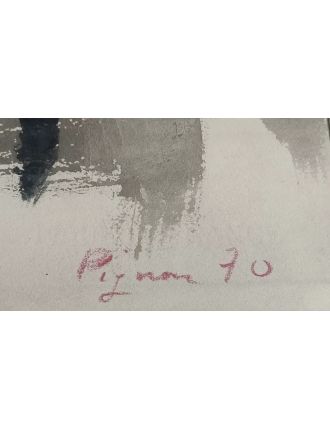 Aquarelle sur papier de Edouard Pignon