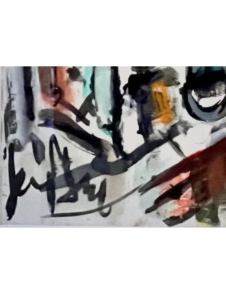 Les Cyclistes, gouache de Gen Paul