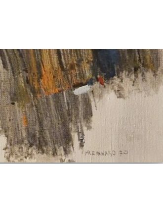 Something for blue, Huile sur toile de Michel Reinhard