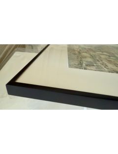 Huile sur papier de Ecole Abstraite des annees 50