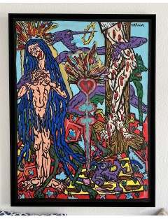 Acrylique sur toile de Versus