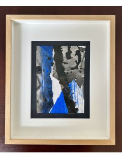 Composition en bleu Technique mixte de Antoni Clavé