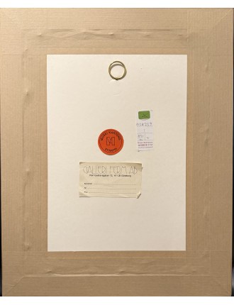 Karel Appel – Portrait – Aquarelle et encre sur papier