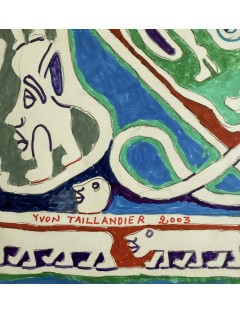 Dessin aux feutres de couleurs et a la mine de plomb de Yvon Taillandier