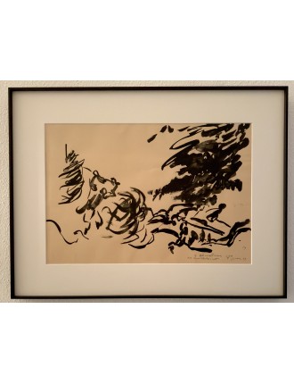 Lavis d'encre de Edouard Pignon