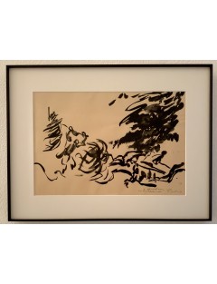 Lavis d'encre de Edouard Pignon