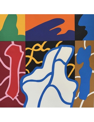 Serigraphie en couleur de Guy de Rougemont