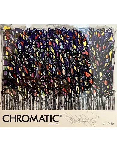 Serigraphie Chromatic, signe main de JonOne