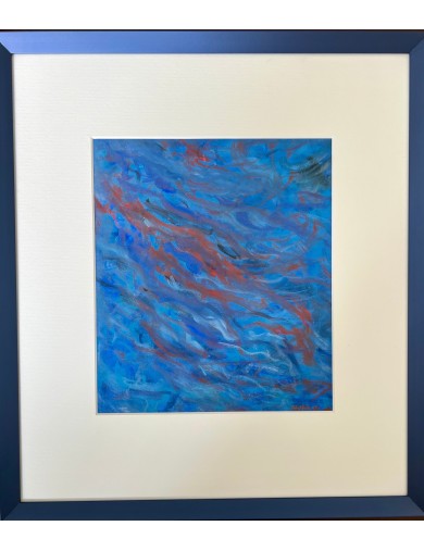 Gouache sur papier de Orhon Mubin