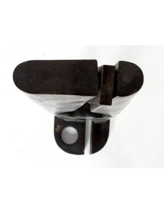 Sculpture en bronze a patine noire de Carmelo Arden Quin