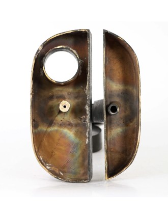 Sculpture en bronze a patine noire de Carmelo Arden Quin