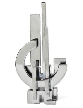 Sculpture, épreuve en metal chrome de Francesco Marino Di Teana
