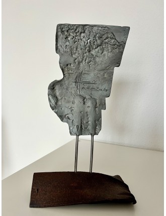 Sculpture en fonte d'aluminium de Michel Audiard
