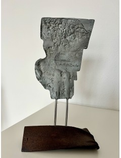 Sculpture en fonte d'aluminium de Michel Audiard