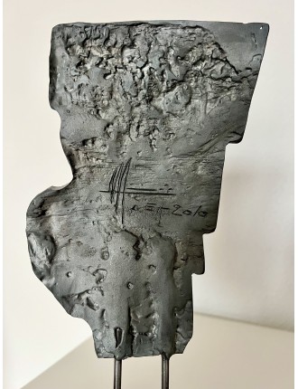 Sculpture en fonte d'aluminium de Michel Audiard