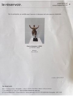 Sculpture en bronze de Pierre Gimenez