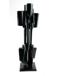 Roger Desserprit – Bronze – 1970 – Composition aux quatre colonnes