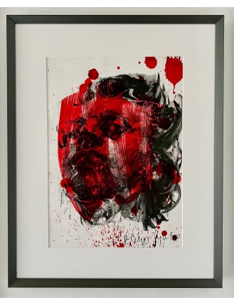 Technique mixte acrylique sur papier de Philippe Pasqua