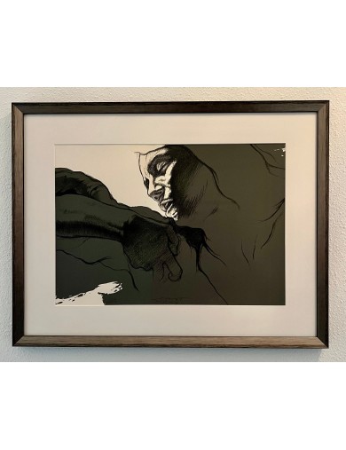 Serigraphie sur papier de Ernest Pignon-Ernest