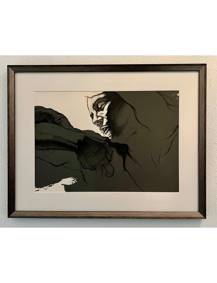 Serigraphie sur papier de Ernest Pignon-Ernest Serigraphie sur papier de Ernest Pignon-Ernest