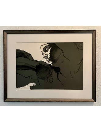 Serigraphie sur papier de Ernest Pignon-Ernest