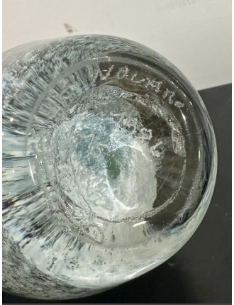 Vase - Jean-Claude Novaro - Vase en verre soufflé à décor d'inclusions dorées et polychromes