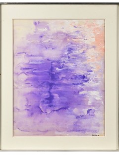 Composition abstraite. Aquarelle et gouache de Hora Damian