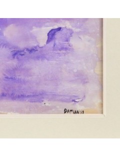 Composition abstraite. Aquarelle et gouache de Hora Damian