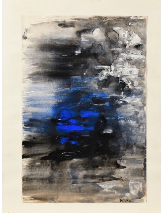 Composition abstraite. Aquarelle et gouache de Hora Damian